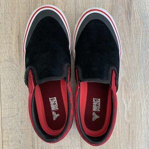 Vans x Baker Slip-On Pro Rowan Black & Red Shoes